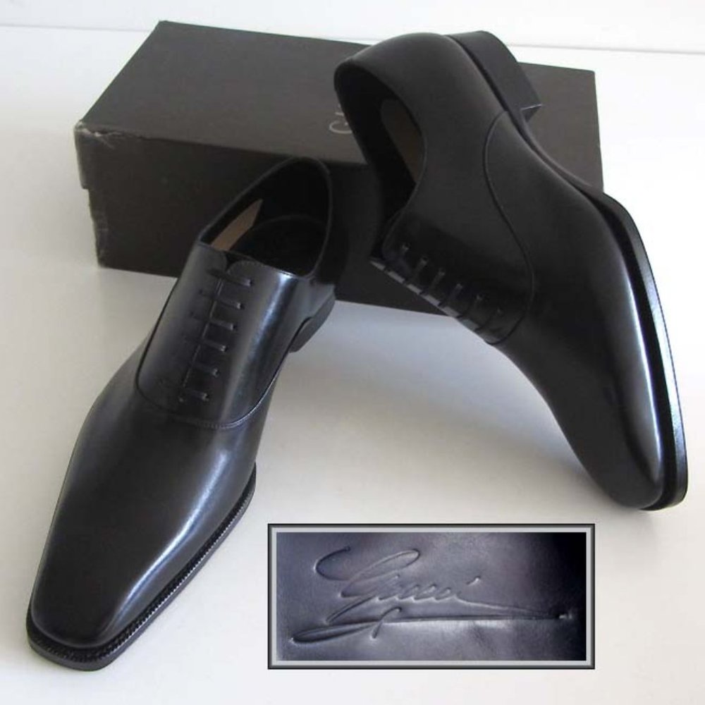 GUCCI Made To Order dress shoes 43 1/2 EEE 10.5 US - Picture 1 of 10